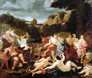 Giovanni Battista Gaulli Called Baccicio Triumph of Bacchus and Ariadne oil painting